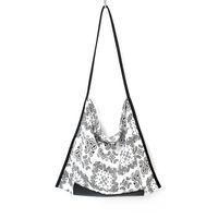 Women's Medium Nylon Geometric Streetwear Magnetic Buckle Shoulder Bag sku image 1