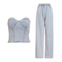 Daily Women's Casual Streetwear Solid Color Cotton Polyacrylonitrile Fiber Pants Sets Pants Sets main image 5