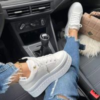 Women's Casual Vacation Solid Color Round Toe Sports Shoes main image 3