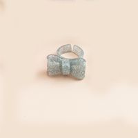 Wholesale Jewelry Cute Bow Knot Plastic Rings sku image 1