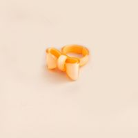 Wholesale Jewelry Cute Bow Knot Plastic Rings sku image 9