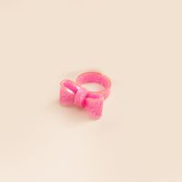 Wholesale Jewelry Cute Bow Knot Plastic Rings sku image 2