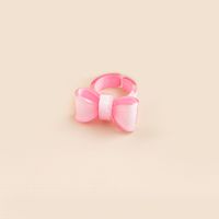 Wholesale Jewelry Cute Bow Knot Plastic Rings sku image 10