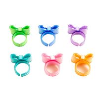 Wholesale Jewelry Cute Bow Knot Plastic Rings main image 3