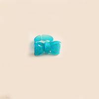 Wholesale Jewelry Cute Bow Knot Plastic Rings sku image 4
