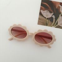 IG Style Flower Pc Resin Oval Frame Full Frame Kids Sunglasses sku image 1