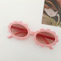 IG Style Flower Pc Resin Oval Frame Full Frame Kids Sunglasses sku image 2