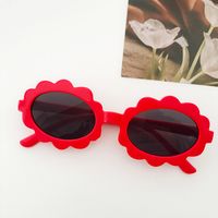IG Style Flower Pc Resin Oval Frame Full Frame Kids Sunglasses sku image 3