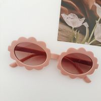 IG Style Flower Pc Resin Oval Frame Full Frame Kids Sunglasses sku image 6