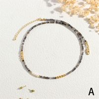 IG-Stil Einfacher Stil Geometrisch Stein 18 Karat Vergoldet Halsband In Masse main image 9
