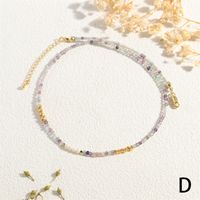 IG-Stil Einfacher Stil Geometrisch Stein 18 Karat Vergoldet Halsband In Masse main image 8