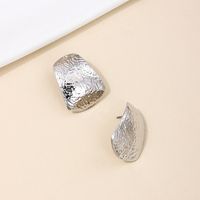 1 Pair Nordic Style Geometric Water Ripples Alloy Ear Studs main image 4