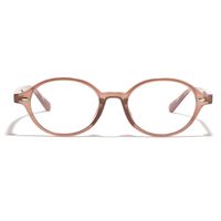 Modern Style Streetwear Solid Color Ac Oval Frame Full Frame Optical Glasses main image 4