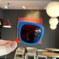 Simple Style Solid Color Pc Square Full Frame Optical Glasses sku image 2
