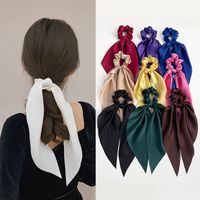 Women's Elegant Simple Style Solid Color Cloth Hair Tie main image 6