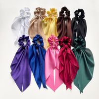 Women's Elegant Simple Style Solid Color Cloth Hair Tie main image 4
