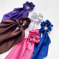 Women's Elegant Simple Style Solid Color Cloth Hair Tie main image 5