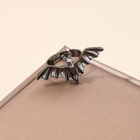 Wholesale Jewelry Casual Retro Bat Alloy Open Rings sku image 1