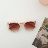 Casual Simple Style Geometric Pc Resin Oval Frame Full Frame Kids Sunglasses sku image 1