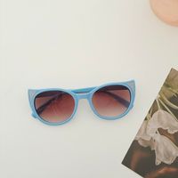 Casual Simple Style Geometric Pc Resin Oval Frame Full Frame Kids Sunglasses sku image 5