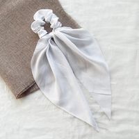 Women's Elegant Simple Style Solid Color Cloth Hair Tie sku image 1