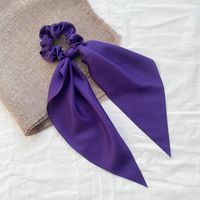 Women's Elegant Simple Style Solid Color Cloth Hair Tie sku image 4