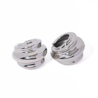 1 Pair IG Style Simple Style Solid Color 304 Stainless Steel Ear Cuffs main image 6