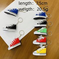 Casual Classic Style Sports Shoe Canvas Bag Pendant Keychain main image 3