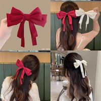 Women's Simple Style Classic Style Bow Knot Cloth Hair Clip main image 3