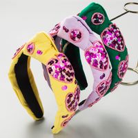 Women's Casual Cute Sweet Letter Cloth Patchwork Hair Band main image 8