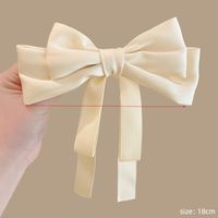 Women's Simple Style Classic Style Bow Knot Cloth Hair Clip sku image 1