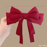 Women's Simple Style Classic Style Bow Knot Cloth Hair Clip sku image 3