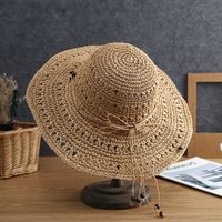 Women's Vacation Bow Knot Big Eaves Sun Hat sku image 1