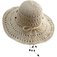 Women's Vacation Bow Knot Big Eaves Sun Hat main image 2