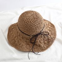 Women's Vacation Bow Knot Big Eaves Sun Hat sku image 7