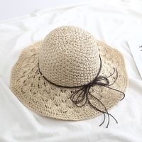 Women's Vacation Bow Knot Big Eaves Sun Hat sku image 8