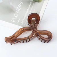 Women's Elegant Bow Knot Plastic Hair Claws sku image 4