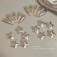 Women's Casual Simple Style Star Iron Plating Hair Clip main image 6
