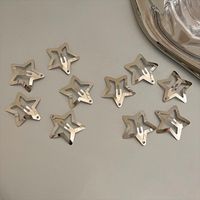 Women's Casual Simple Style Star Iron Plating Hair Clip main image 3