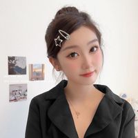 Women's Casual Simple Style Star Iron Plating Hair Clip main image 2