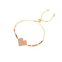 Copper 18K Gold Plated IG Style Simple Style Commute Lips Gesture Heart Shape Inlay Zircon Bracelets main image 10