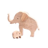 Simple Style Elephant Wood Home Daily Ornaments main image 3