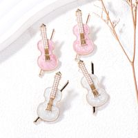 Casual Cute Musical Instrument Alloy Artificial Pearls Women's Ear Studs 1 Pair main image 6