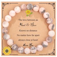 Ethnischer Stil Geometrisch Sonnenblume Ein Naturstein Perlen Armbänder 1 Stück sku image 26