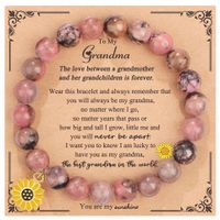 Ethnischer Stil Geometrisch Sonnenblume Ein Naturstein Perlen Armbänder 1 Stück sku image 59