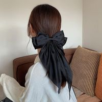 Women's Elegant Sweet Bow Knot Cloth Hair Clip sku image 1