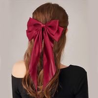 Women's Elegant Sweet Bow Knot Cloth Hair Clip sku image 3
