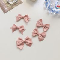 Women's Sweet Simple Style Bow Knot Cloth Hair Clip Hair Tie Brooches main image 4