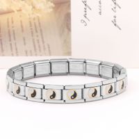 1 Piece Stainless Steel Gossip Bracelet Module Accessories main image 3