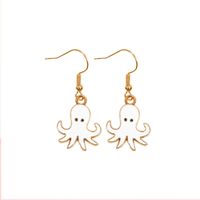 Cute Octopus Alloy Enamel Plating Women's Drop Earrings 1 Pair main image 4